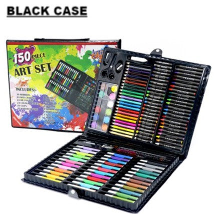 Kids 208pcs/150pcs Art Set Drawing Marker Painting Color Pen Crayon Pastel Set
