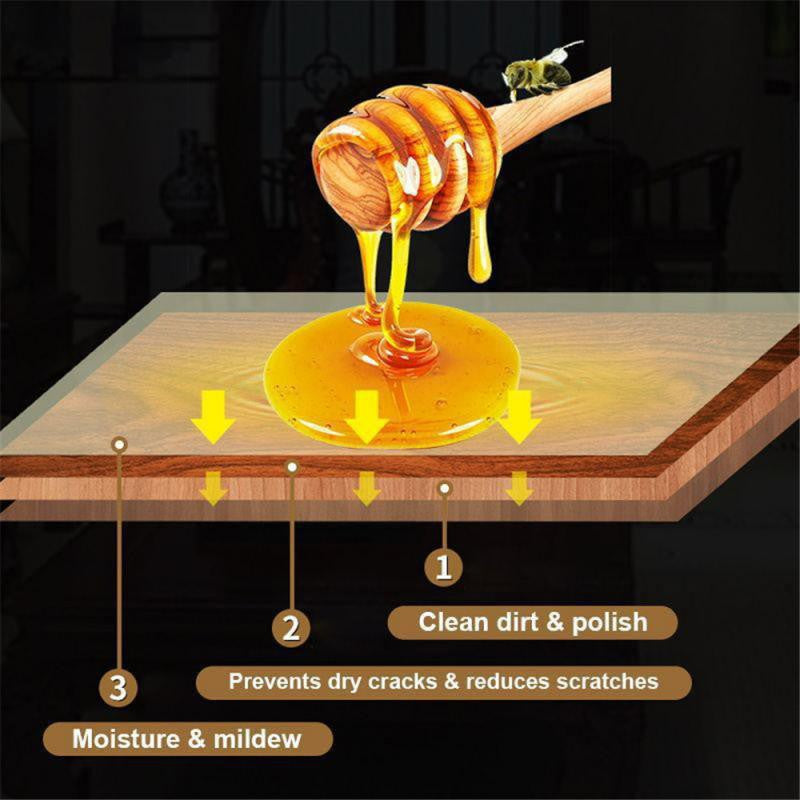 4pcs Mintiml Wood Seasoning Beewax Floor beeswax Furniture care polishing waterproof