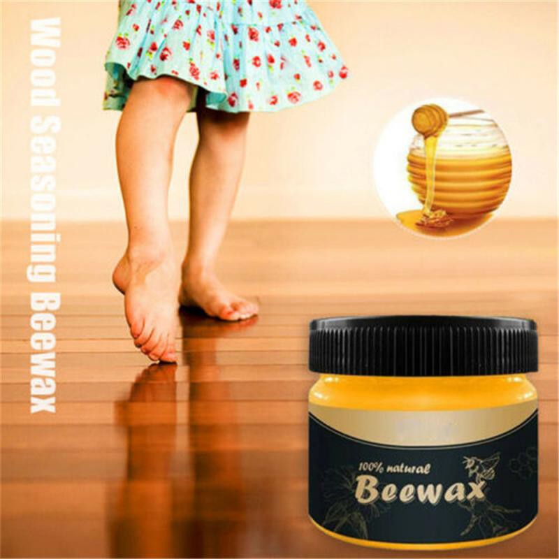 4pcs Mintiml Wood Seasoning Beewax Floor beeswax Furniture care polishing waterproof