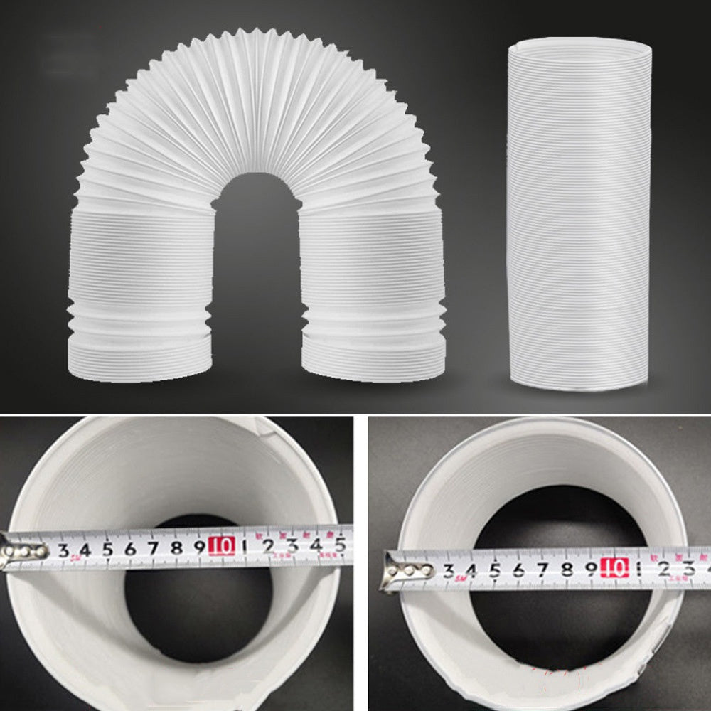 1.5M/2M Flexible Air Conditioner Exhaust Pipe Vent Hose Duct Outlet Diameter 130/150mm Telescopic Exhaust Duct