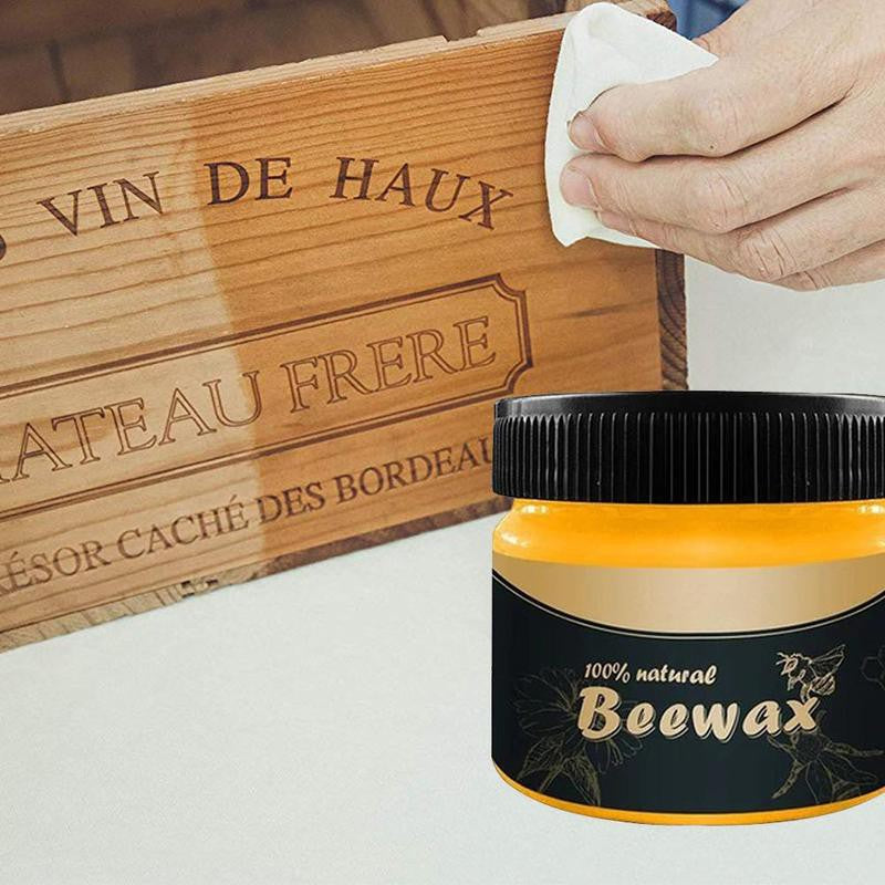 4pcs Mintiml Wood Seasoning Beewax Floor beeswax Furniture care polishing waterproof