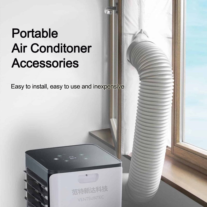 1.5M/2M Flexible Air Conditioner Exhaust Pipe Vent Hose Duct Outlet Diameter 130/150mm Telescopic Exhaust Duct