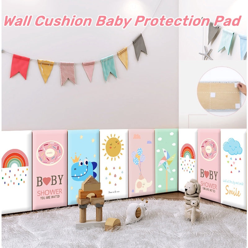 SG EmmAmy® Wall Cushion Baby Protection Pad Wall Paper Headboard DIY Wall protector Playroom size 20x50/30x30CM