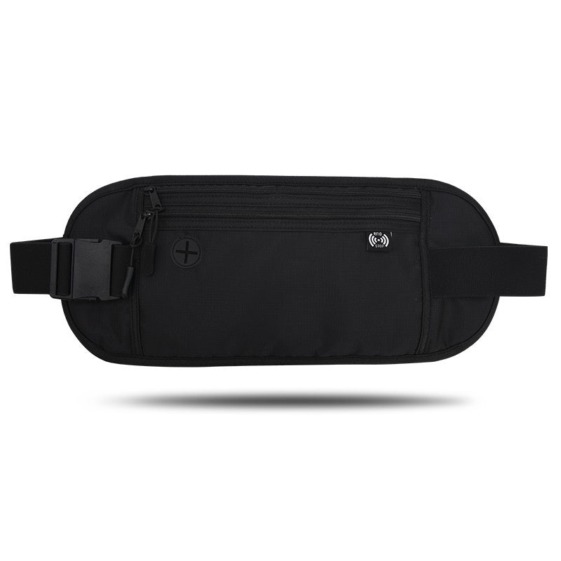 Sport Waist Wallet /Secure Travel Money Belt /Anti-Theft Passport Wallets for Men & Women With RFID Blocking
