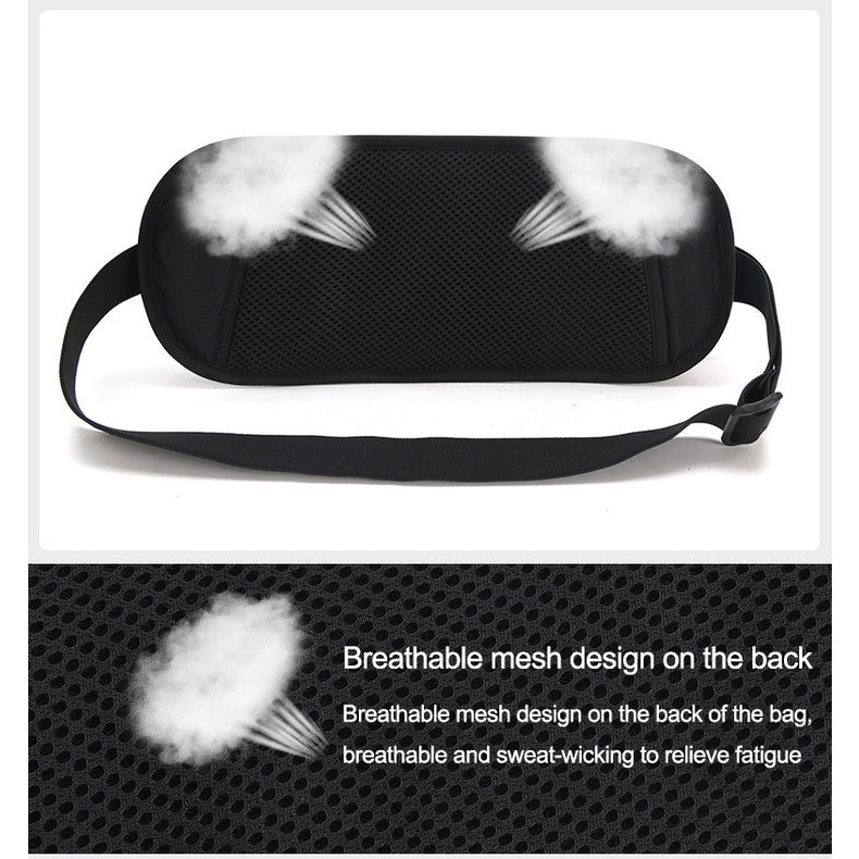 Sport Waist Wallet /Secure Travel Money Belt /Anti-Theft Passport Wallets for Men & Women With RFID Blocking