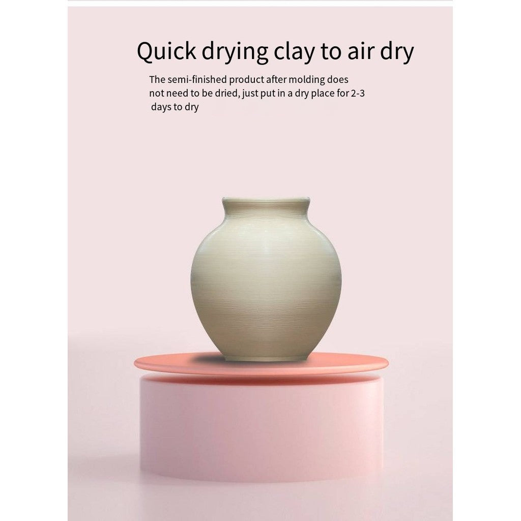 Kids DIY Ceramic Pottery Machine Mini Ceramic Handmade Craft Toys Educational Toys