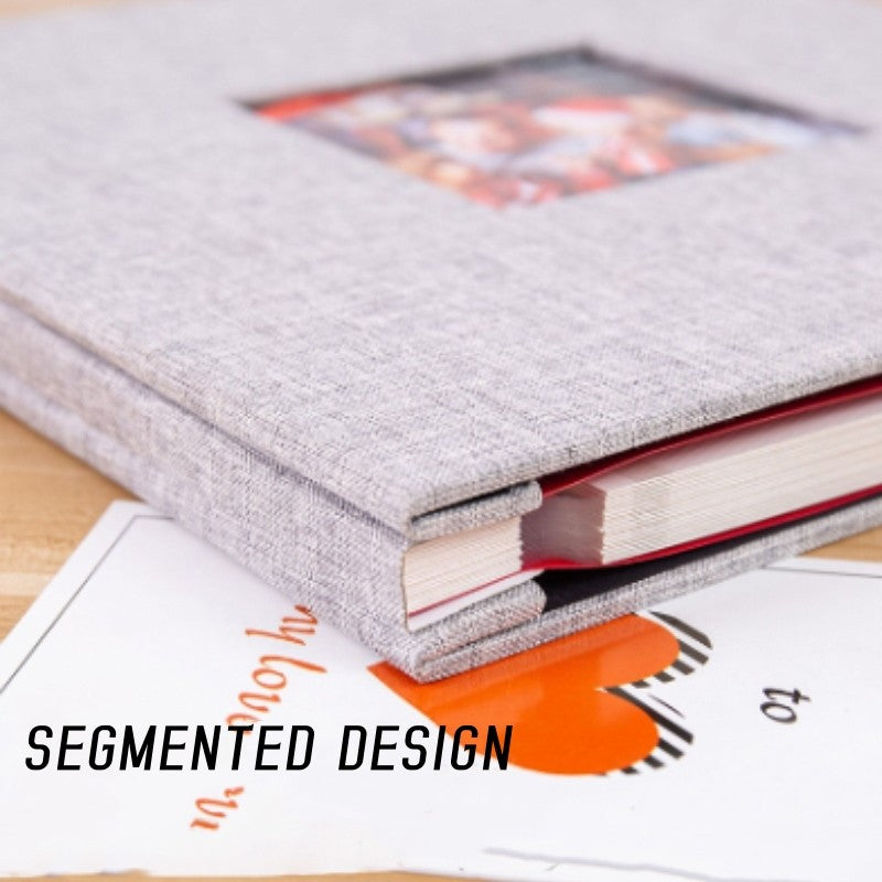 Linen DIY Self Adhesive Photo Album Photo Book Scrapbook Wedding/Baby Album 3R/4R/5R Birthday Gift Anniversary