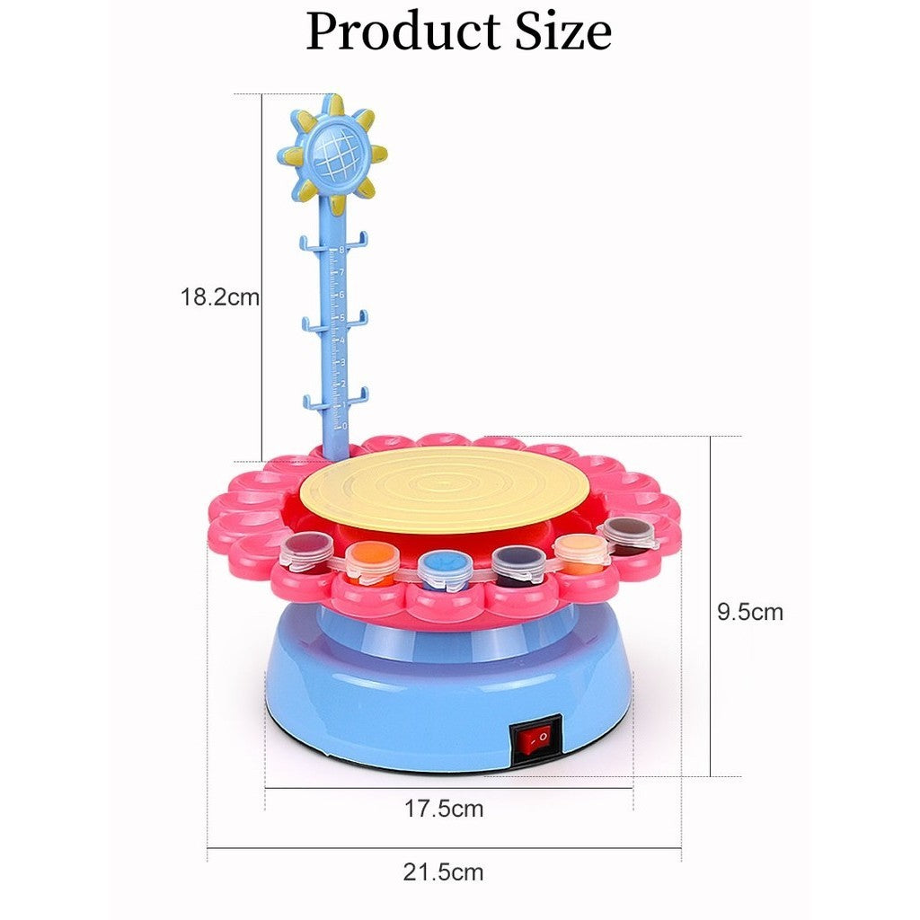 Kids DIY Ceramic Pottery Machine Mini Ceramic Handmade Craft Toys Educational Toys