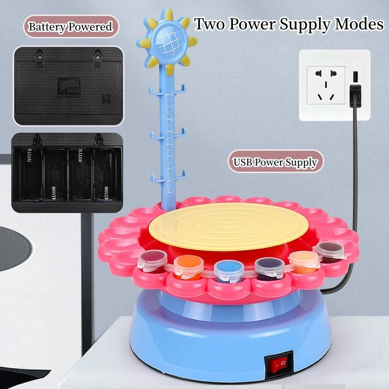 Kids DIY Ceramic Pottery Machine Mini Ceramic Handmade Craft Toys Educational Toys