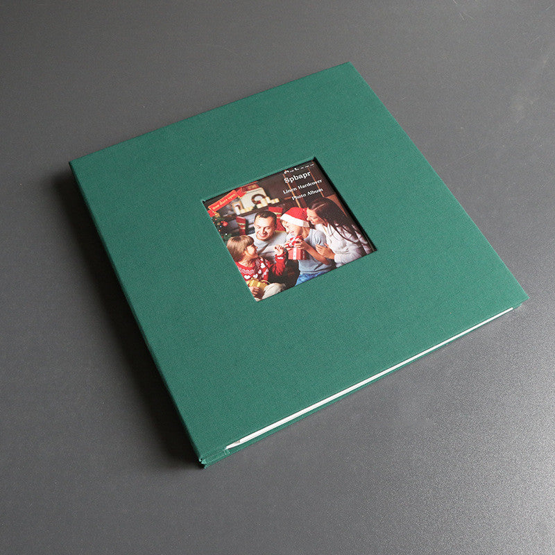 Linen DIY Self Adhesive Photo Album Photo Book Scrapbook Wedding/Baby Album 3R/4R/5R Birthday Gift Anniversary