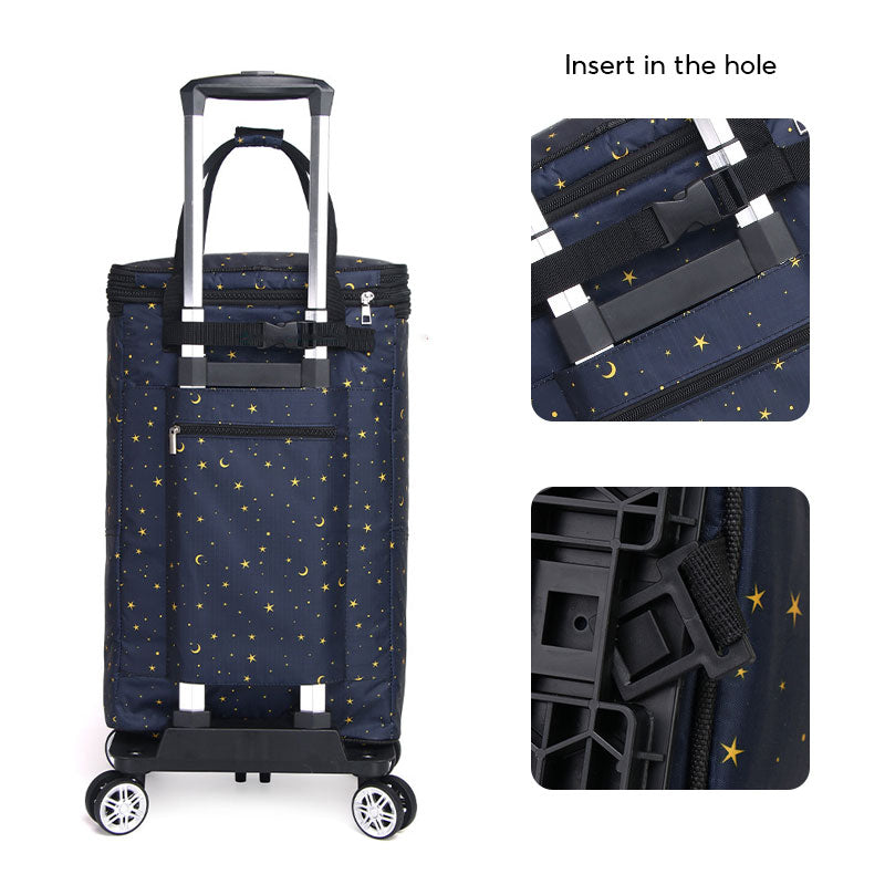 Retractable folding grocery Personal shopping cart shopping trolley/Trollies market trolley