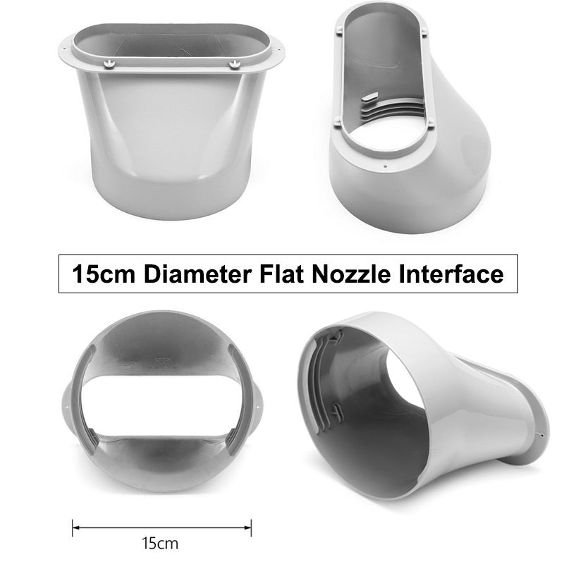 1.5M/2M Flexible Air Conditioner Exhaust Pipe Vent Hose Duct Outlet Diameter 130/150mm Telescopic Exhaust Duct