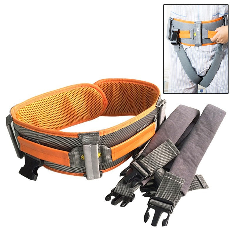 Transfer Gait Belt Secure Walking Gait Transfer Belt for Elderly and Patient Care Adjustable Size