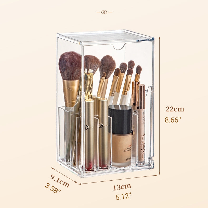 Makeup Organizer Skincare Organiser Cosmetic Storage Box Transparent