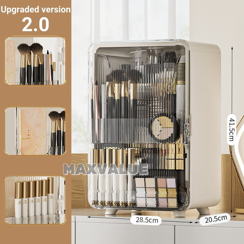 Makeup Organizer Skincare Organiser Cosmetic Storage Box Transparent