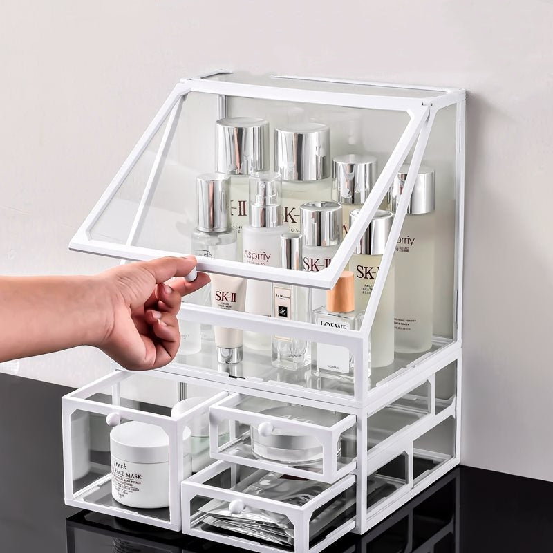 Makeup Organizer Cosmetic Organiser Large Capacity For Skincare Products Stackable Storage Box