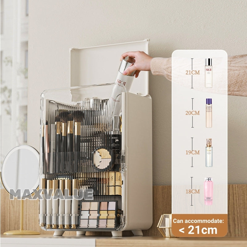Makeup Organizer Skincare Organiser Cosmetic Storage Box Transparent