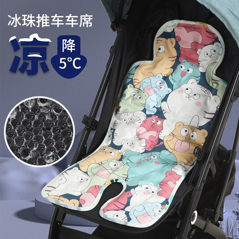 Korean Multifunctional Baby Stroller Cushion Liner Safety Seat Pad Universal Stroller Cotton Pad Warm/Ice Mat