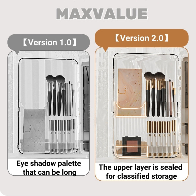 Makeup Organizer Skincare Organiser Cosmetic Storage Box Transparent