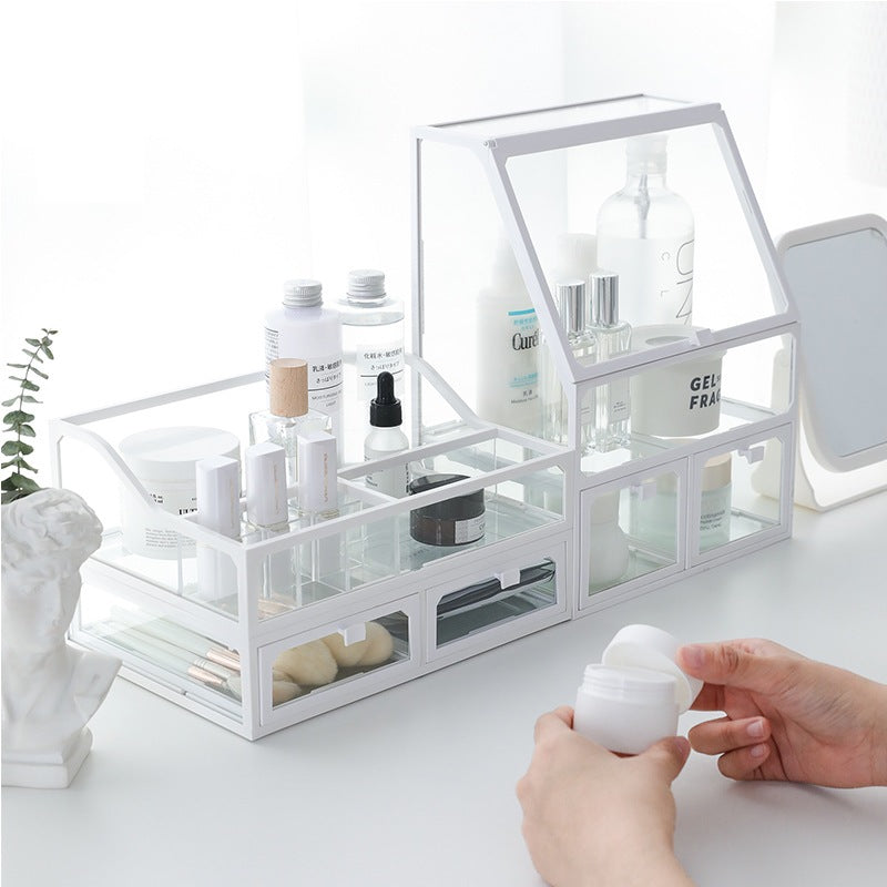 Makeup Organizer Cosmetic Organiser Large Capacity For Skincare Products Stackable Storage Box