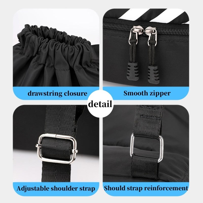 Basketball Backpack Gym Sports Travel Luggage Bag Oxford Waterproof With Independent Shoe Warehouse