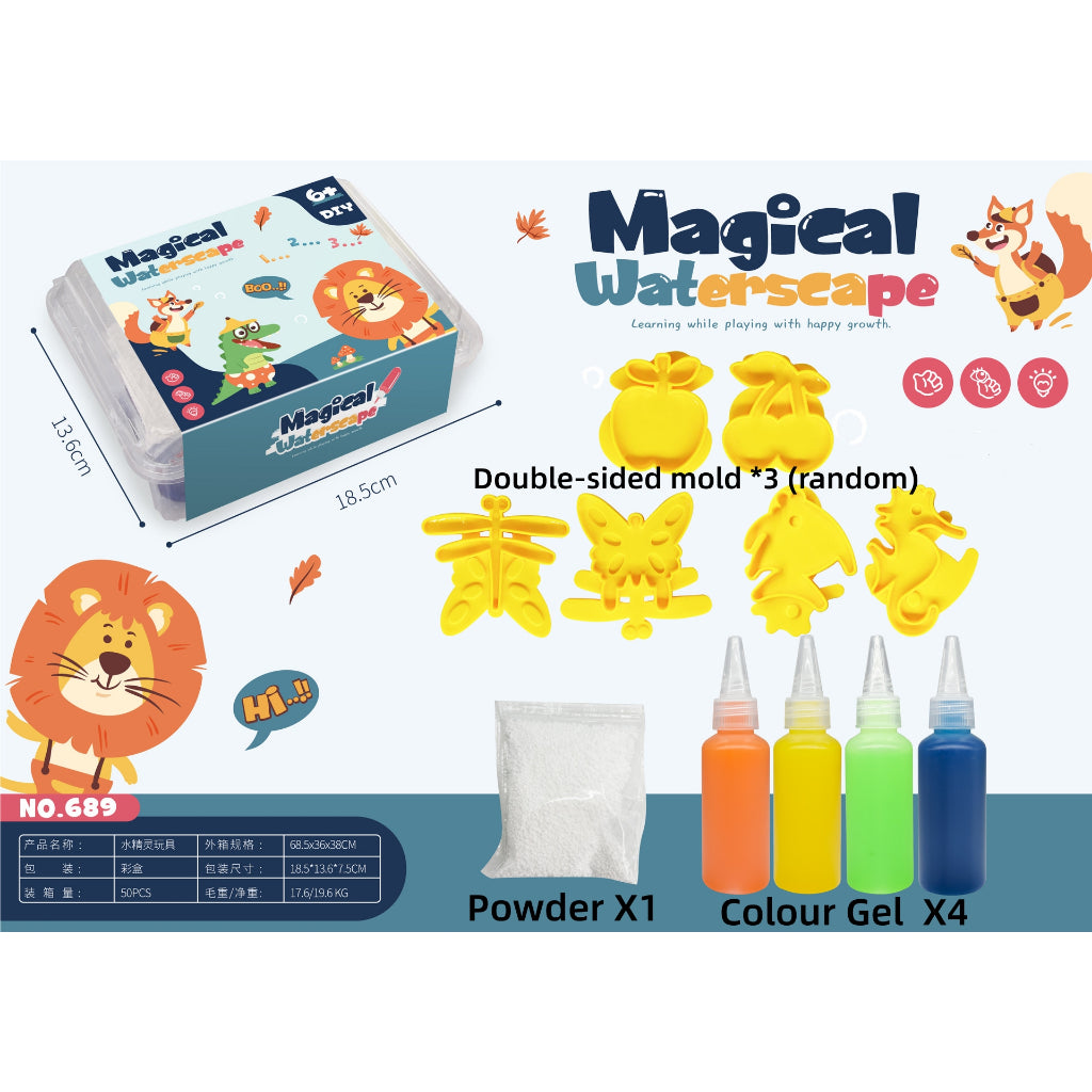DIY Magic Water Elves Aqua Jelly Educational Sensory Fun Science Toys Learning Magical Waterscape