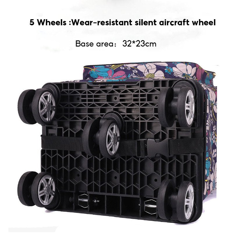 Retractable folding grocery Personal shopping cart shopping trolley/Trollies market trolley