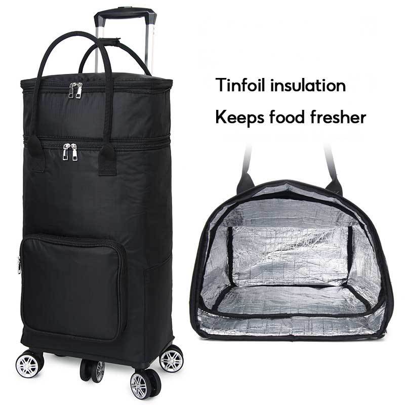 Retractable folding grocery Personal shopping cart shopping trolley/Trollies market trolley