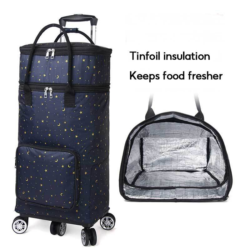 Retractable folding grocery Personal shopping cart shopping trolley/Trollies market trolley