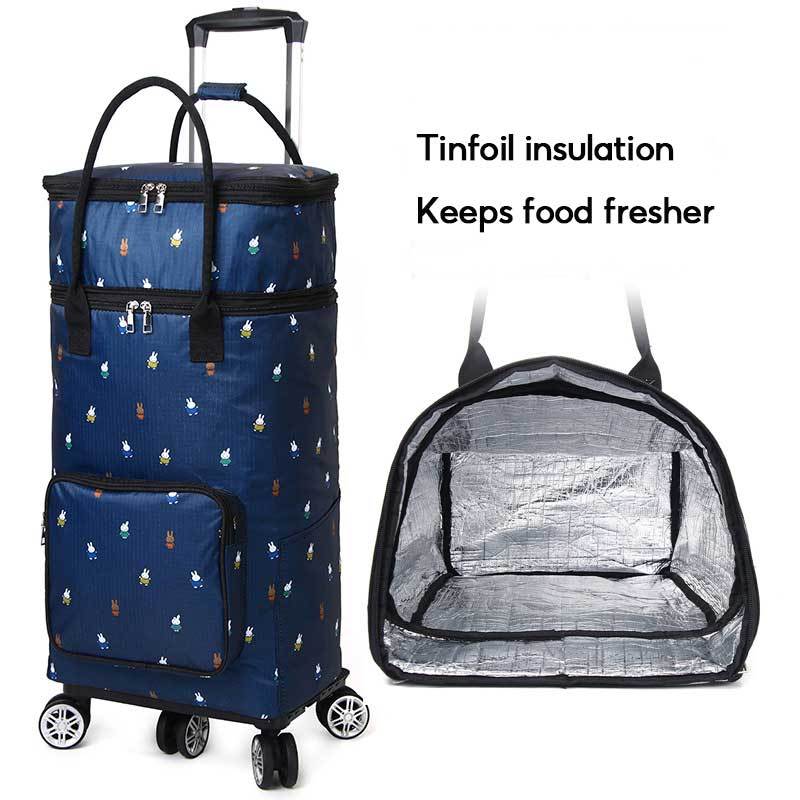 Retractable folding grocery Personal shopping cart shopping trolley/Trollies market trolley