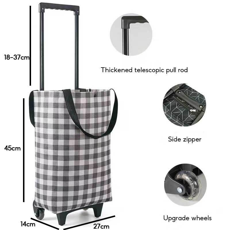 Retractable folding grocery Personal shopping cart shopping trolley/Trollies market trolley