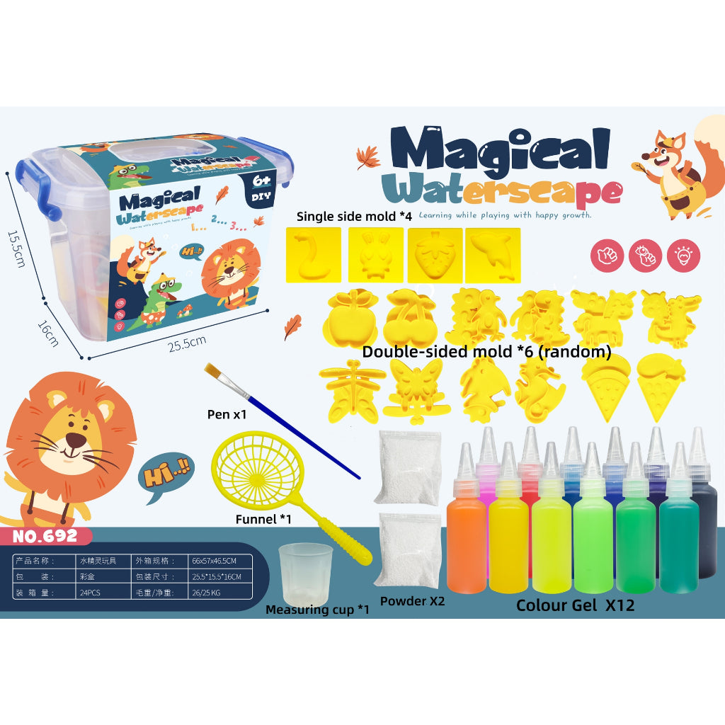 DIY Magic Water Elves Aqua Jelly Educational Sensory Fun Science Toys Learning Magical Waterscape