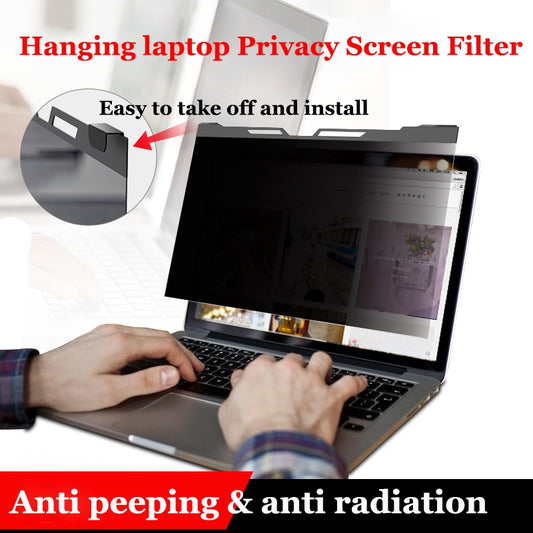 13.3inch/14inch/15.6inch Hanging Laptop Screen Privacy Filter Anti UV For Notebook Eye Protection Privacy Filter