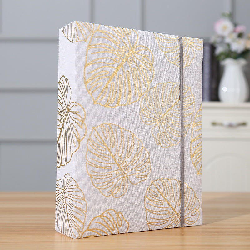 4R Photo Album 200 Sheets Insert Type Photobook 6 Inch Photo Cloth Album Christmas Gifts
