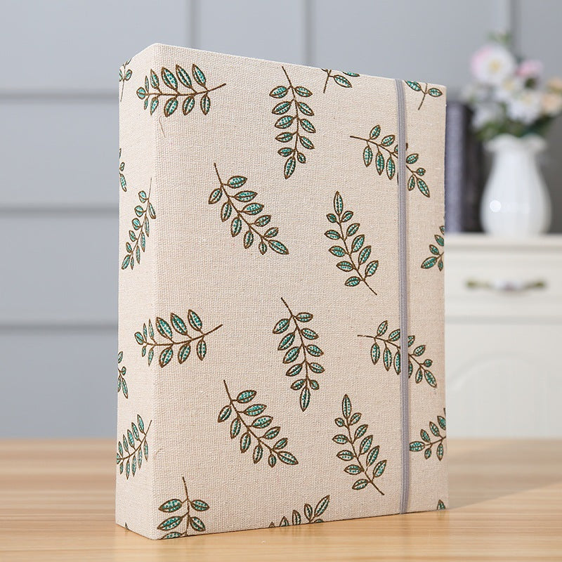 4R Photo Album 200 Sheets Insert Type Photobook 6 Inch Photo Cloth Album Christmas Gifts