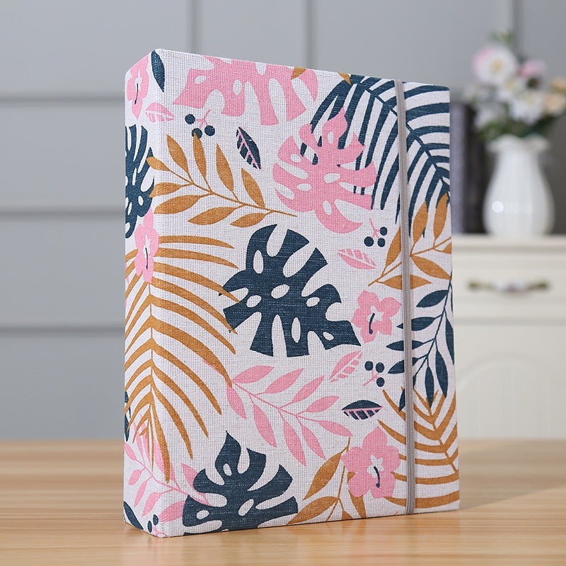 4R Photo Album 200 Sheets Insert Type Photobook 6 Inch Photo Cloth Album Christmas Gifts