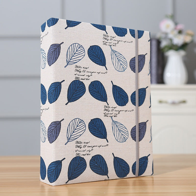 4R Photo Album 200 Sheets Insert Type Photobook 6 Inch Photo Cloth Album Christmas Gifts