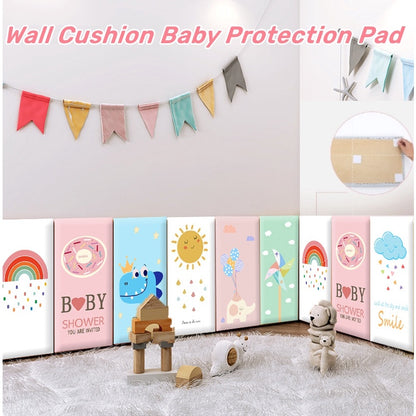 SG EmmAmy®  Wall Cushion Baby Protection Pad Wall Paper Headboard DIY Wall protector Playroom size 20x50/30x30CM