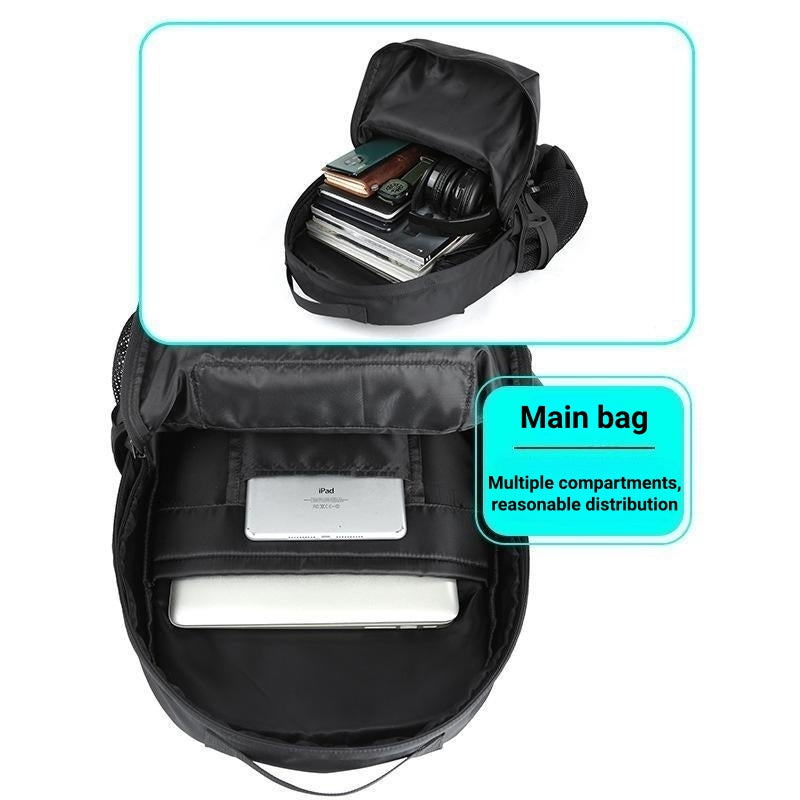 Japanese Trendy Backpack Men's Anti-theft Travel Backpack College Student School Bag Computer Bag