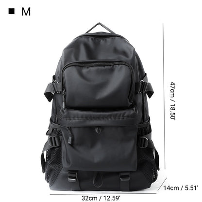 Japanese Trendy Backpack Men's Anti-theft Travel Backpack College Student School Bag Computer Bag