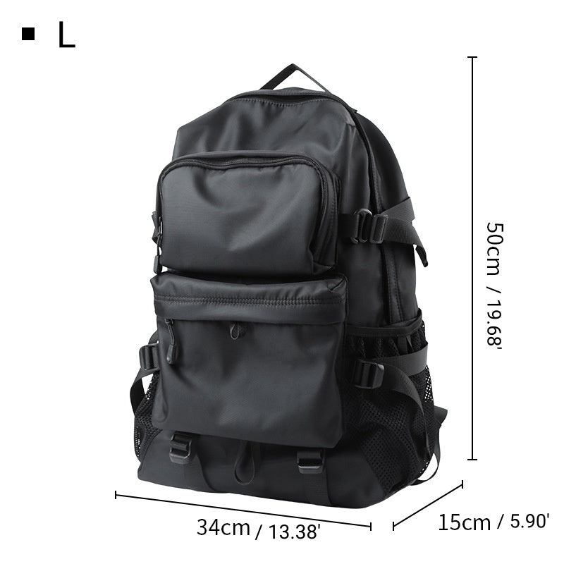 Japanese Trendy Backpack Men's Anti-theft Travel Backpack College Student School Bag Computer Bag