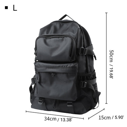 Japanese Trendy Backpack Men's Anti-theft Travel Backpack College Student School Bag Computer Bag