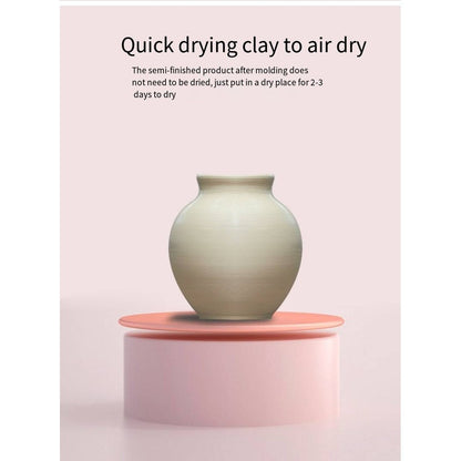 Kids DIY Ceramic Pottery Machine Mini Ceramic Handmade Craft Toys Educational Toys
