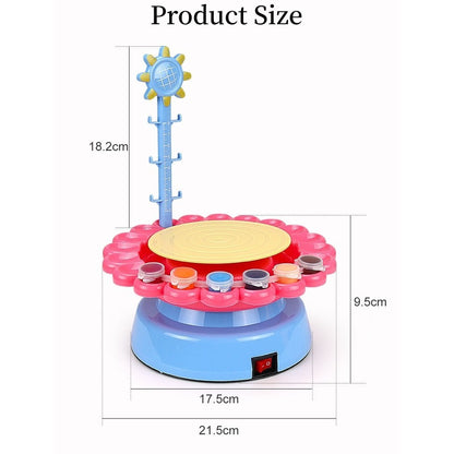 Kids DIY Ceramic Pottery Machine Mini Ceramic Handmade Craft Toys Educational Toys