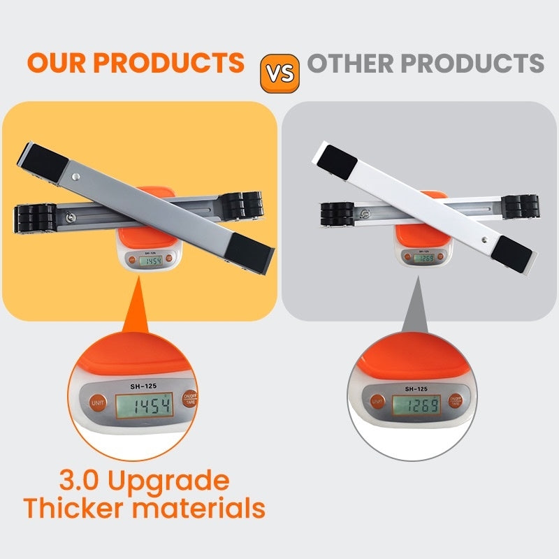 Washing Machine Base With 360° Wheels Fridge Roller Base Washing Machine Rack Refrigerator Stand Movable