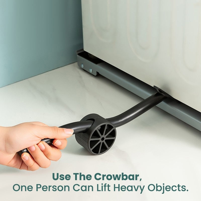 Washing Machine Base With 360° Wheels Fridge Roller Base Washing Machine Rack Refrigerator Stand Movable