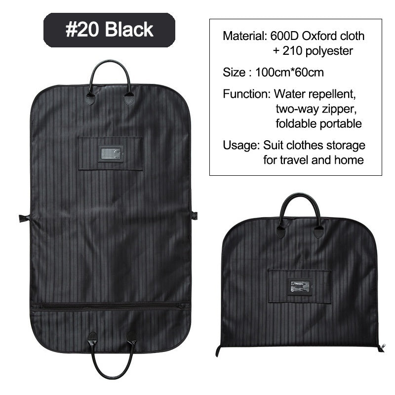 Premium Coat Carrier Bag Business Trip Suit Storage Bag Dustproof Breathable Garment Cover Travel Bag