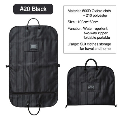 Premium Coat Carrier Bag Business Trip Suit Storage Bag Dustproof Breathable Garment Cover Travel Bag