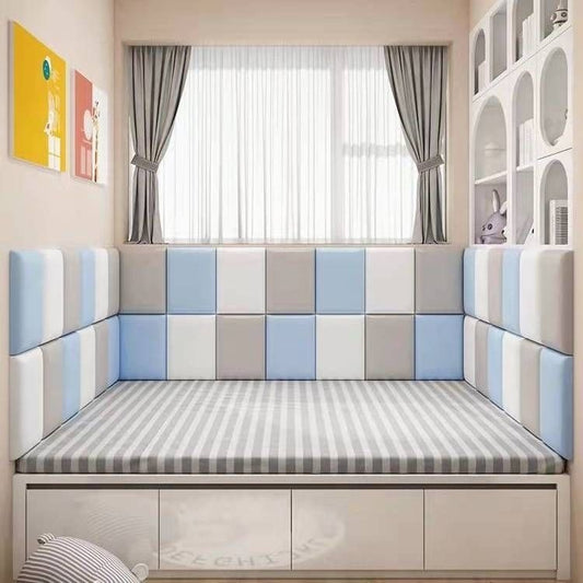 SG EmmAmy®  Wall Cushion Baby Protection Pad Wall Paper Headboard DIY Wall protector Playroom size 20x50/30x30CM