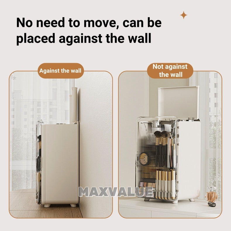 Makeup Organizer Skincare Organiser Cosmetic Storage Box Transparent
